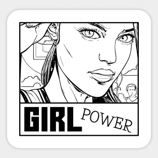 Girl power Sticker